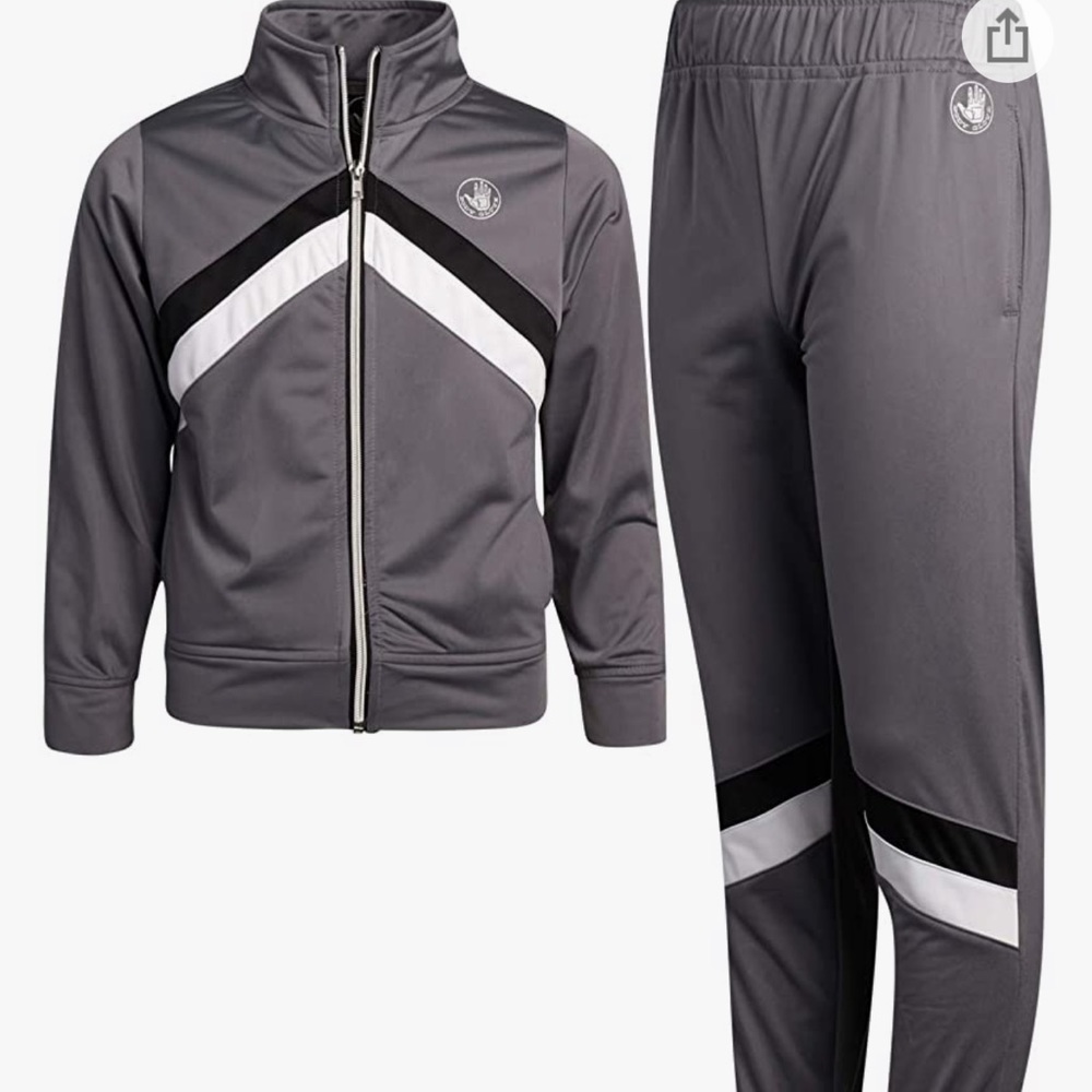 Boys Tracksuit Set 2 pc Tricot Sweatshirt and Jogger Sweatpants 10/12